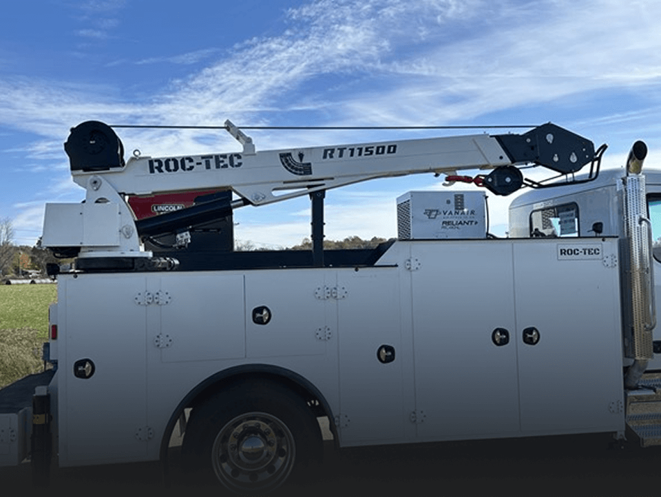 Roc-tec service truck side